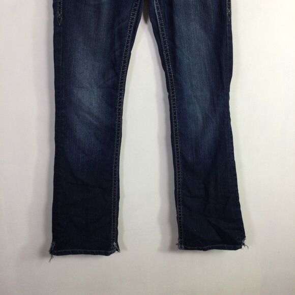 Rock Revival Womens Sasha Boot Cut Jeans Denim Stretch Dark Wash Blue Size 29 - Picture 3 of 16